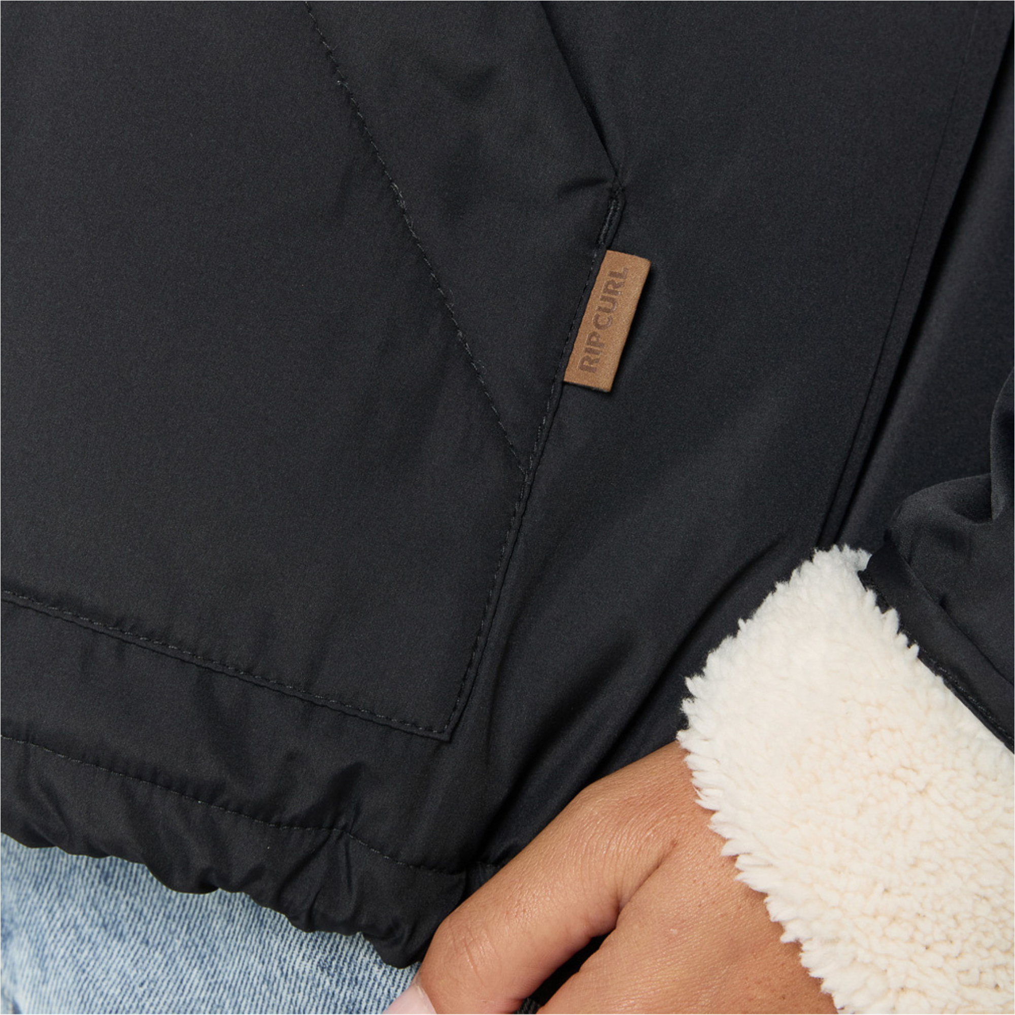 2025 Rip Curl Dame Keepsakes Bomber 03CWJA - Washed Black